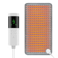 Electric Heating Pad for Hand Back Abdomen Period Cramps Relief 9 Levels Hot Compress 4 Levels Timing Washable Soft Massage Mat